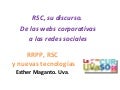 RRPP, RSC y Nuevas Tecnologias