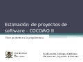 Estimación De Proyectos De Software