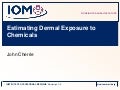 Estimating dermal exposure