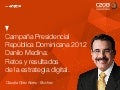Estrategia Comunicación Digital Campaña Presidencial Danilo Medina 2012