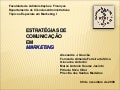 Estratégias de Comunicação em Marketing
