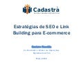 Estratégias de SEO e Link Building para E-commerce