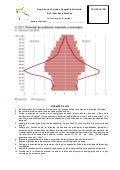 Comentario sobre la Estructura de la Población española