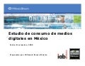 Estudio Consumo Medios Digitales 2009 IAB Mexico