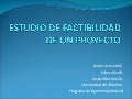 Estudio De Factibilidad De Un Proyecto