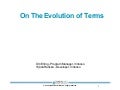 ESWC2008 Identity OpenLink - On The Evolution of Terms