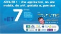 Une application, un site mobile, du wifi, gratuits ou presque Atelier 1
