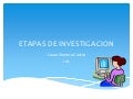 Etapas de investigacion laura castro