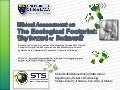 Ethical Assessment on Ecological Footprint 2012
