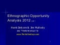 Ethnographic opportunity analysis 2012 (mullooly & delcore))