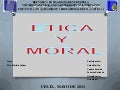 Etica y moral   presentaciones