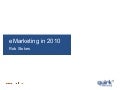 eMarketing in 2010