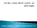Koliko košta imati koristi od web sajta