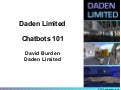 Introduction to Chatbots