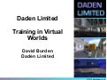 Training in a virtual world
