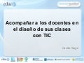 Ett acompañamiento planificacion clases