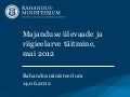 Riigieelarve täitmine 2012 (mai)