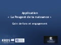 Etude de cas application peugeot de ta naissance