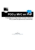 POO y MVC en PHP (por Eugenia Bahit)