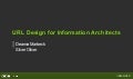 URL Design for Information Architects