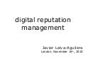 Digital reputation management