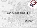 Europeana and Extended Collective Licensing