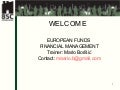 European Funds Financial Management   Mario Borisic