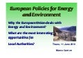 European policies for_energy_and_environment