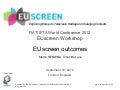 EUscreen Outcomes