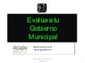 Evalua a tu gobierno municipal