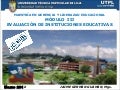 EVALUACIÓN INSTITUCIONAL-Mgs. Jaime Germán Guamán
