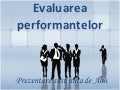 Evaluarea Performantelor