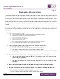 TAP Tip Sheet - Evaluating Autism Interventions
