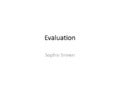 Evaluation 2