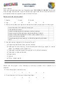 Comenius Evaluation survey for students Be Globally Aware