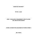 Event Syndication – Requirements Specification For Linked Event Diaries