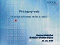 eVize 2007 - Přístupnost webových stránek