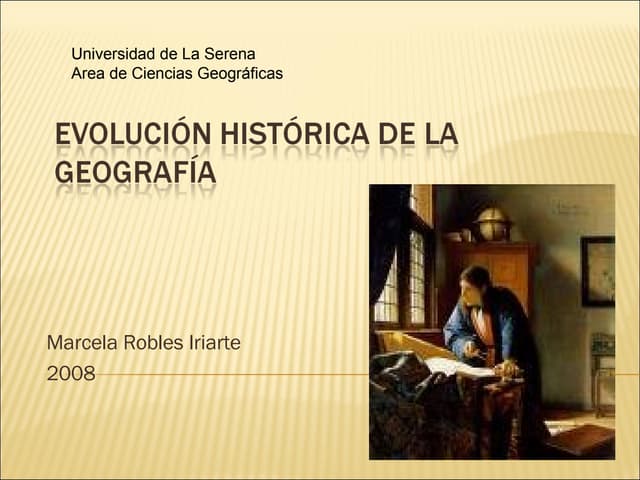 EvolucióN HistóRica De La GeografíA
