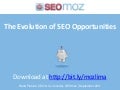 Evolution of SEO - Mozcation Lima