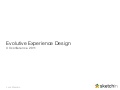 Evolutive experience design