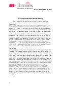 Evolving content for mobile delivery synthesis discussion and recommendations march 2011