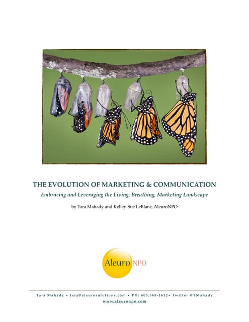 The Evolution of Marketing and Comm...
