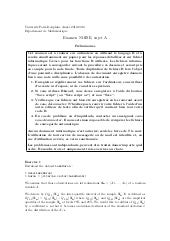 R exam (A) given in Paris-Dauphine, Licence Mido, Jan. 11, 2013