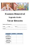 EXAMEN 2 GRADO TERCER BIMESTRE