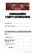 Examen de diagnostico 2 grado