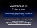 Voicethread Examples in Education