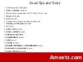Excel tips and tricks