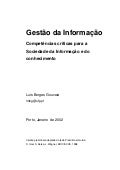 Competências críticas para a Sociedade da Informação e do conhecimento