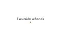 Excursión a Ronda