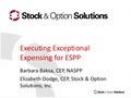 Executing exceptional expensing for espp
